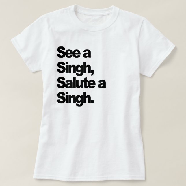 'See a Singh' Womens (Original) T-Shirt (Design Front)