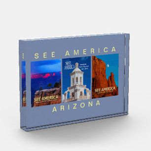 "See America" Arizona Three Poster Photo Block