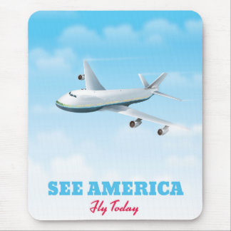 See America - Fly today! Mouse Mat