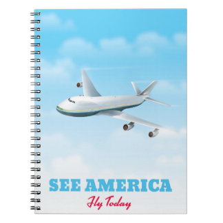See America - Fly today! Notebook