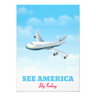 See America - Fly today! Photo Print