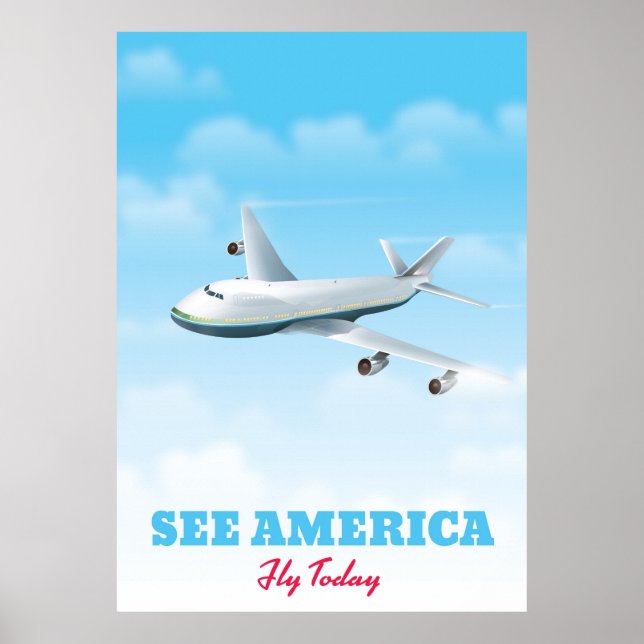 See America - Fly today! Poster (Front)