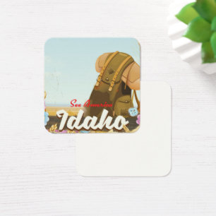 See America - Idaho Backpacking travel poster