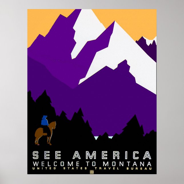 See America Montana Poster (Front)