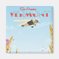 "see America" Vermont Rural travel poster