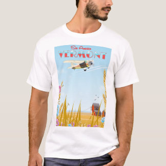 "see America" Vermont Rural travel poster T-Shirt