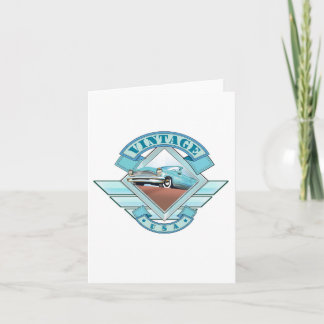 See America Vintage 50's style flight poster Holiday Card