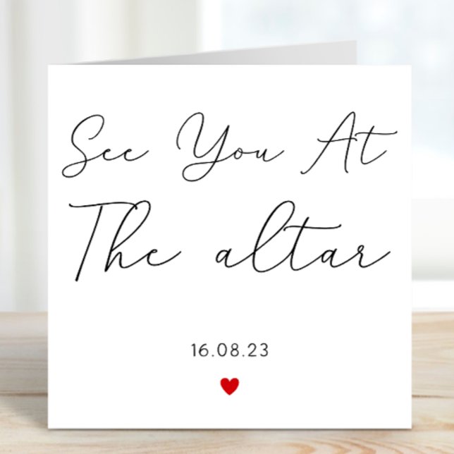 See At The Altar Wedding Announcement (Creator Uploaded)