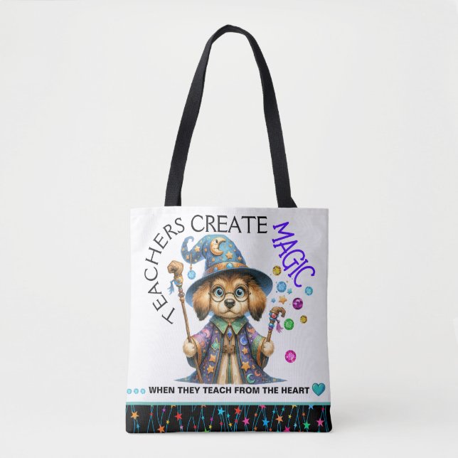 See Back - Customised Teacher Tote Bag (Front)