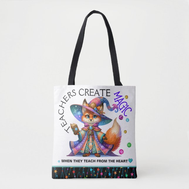 See Back - Customised Teacher Tote Bag (Front)