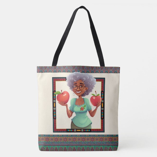 SEE BACK - Teacher Thank You  Tote Bag (Front)