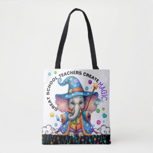 See Back - Version 2 - Customised Teacher Tote Bag