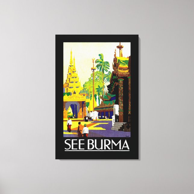 See Burma Canvas Print (Front)