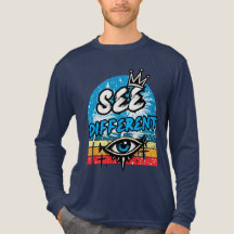 See Different Retro Long Sleeve T-Shirt