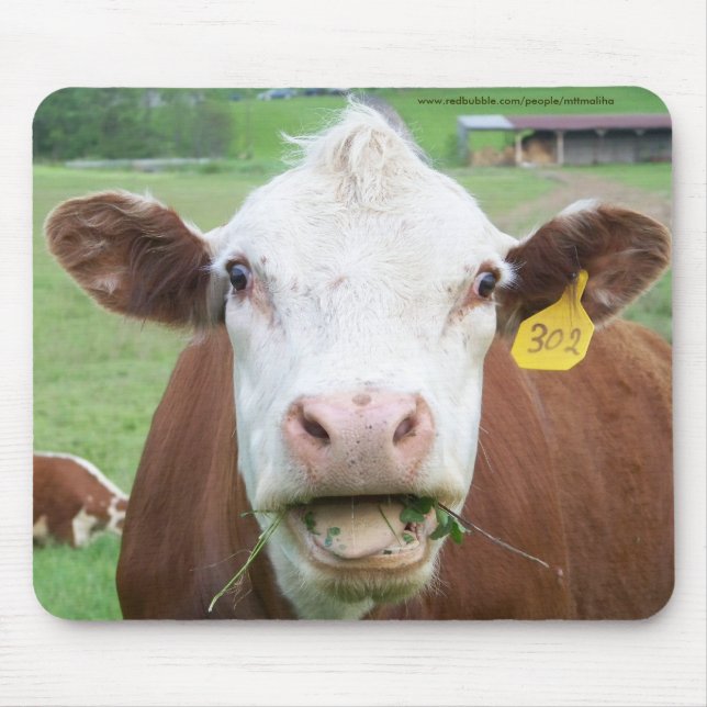 See-Food Cow Mousepad (Front)