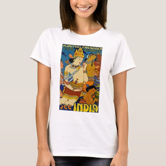 See India ~ Ajanta Frescoes T-Shirt