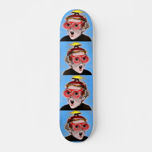 see into the future skateboard (Front)