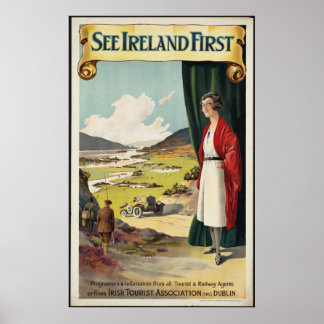 See Ireland Vintage Travel Poster Ad Retro Prints