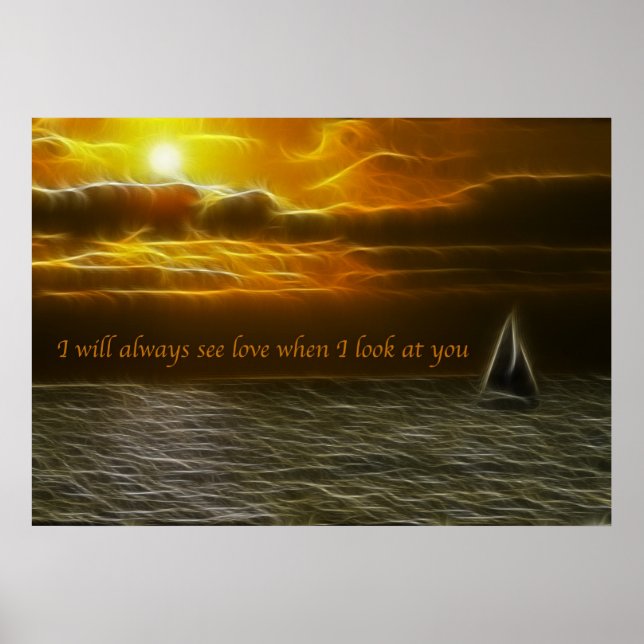 See Love Affirmation Poster (Front)