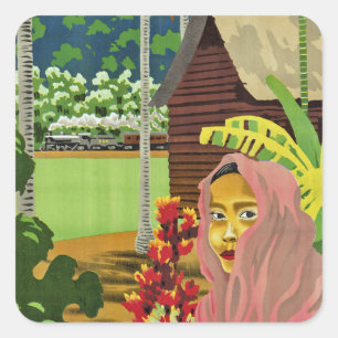 See Malaya Square Sticker