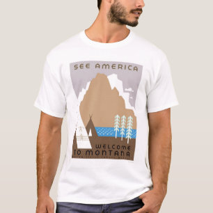 See Montana & America 1938 WPA T-Shirt