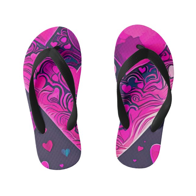 See My Heart Kid's Flip Flops (Footbed)