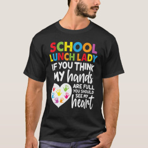 See My Heart Lunch Lady Back to School T-Shirt