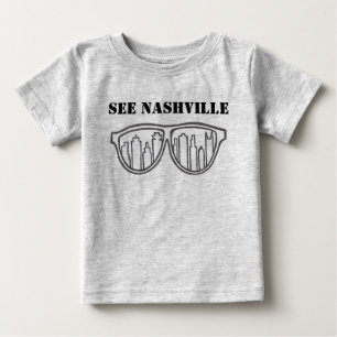 See Nashville Skyline Baby T-Shirt