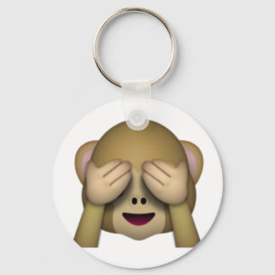 See No Evil Monkey - Emoji Key Ring