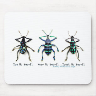 See No Weevil! Mouse Mat