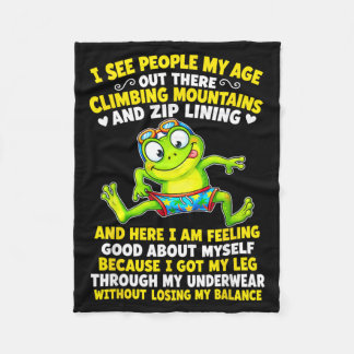 See People Age Out There Climbing Mountains And Fleece Blanket