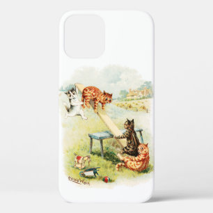 See-Saw Cats Louis Wain iPhone 12 Case