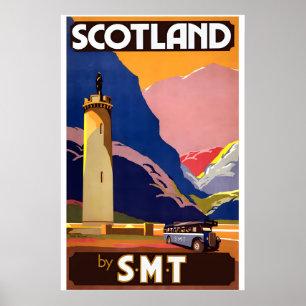 See Scotland1 1920s Vintage Style UK Travel Poster