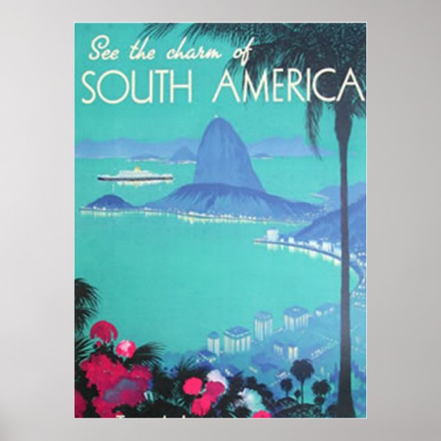 See South America Print (Front)