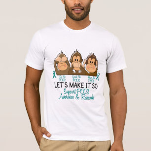See Speak Hear No PCOS 2 T-Shirt