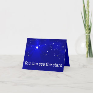 See Stars Shine Greeting Card