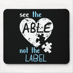 See The Able Not The Label Autism Awareness Month Mouse Mat