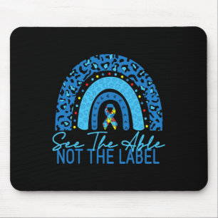 See The Able Not The Label Autism Awareness Puzzle Mouse Mat