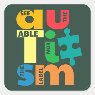 See The Able Not the Label Autism Personalised