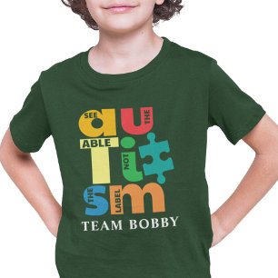 See The Able Not the Label Autism T-Shirt