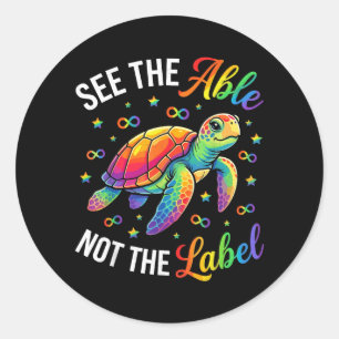 See The Able Not The Label Turtle Autism Awareness