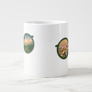 See the Change Glasses Nature vs Pollution Design Large Coffee Mug