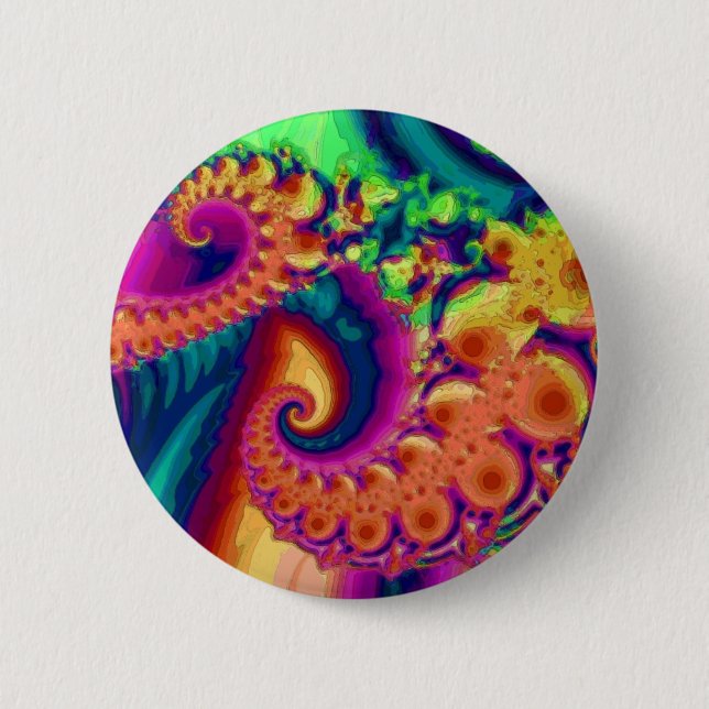 See the Light and See Me (Button) 6 Cm Round Badge (Front)