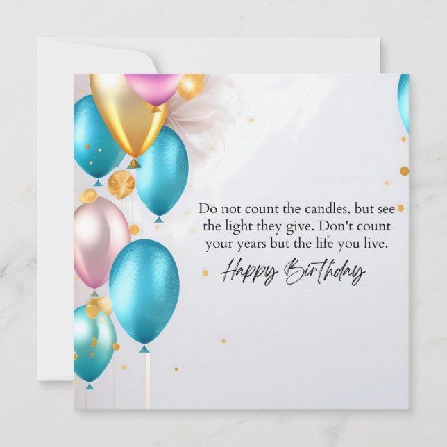 See the Light Birthday (Front)