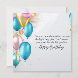 See the Light Birthday Save The Date
