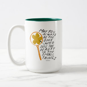 See the Light in the Little Things Inspirational Two-Tone Coffee Mug