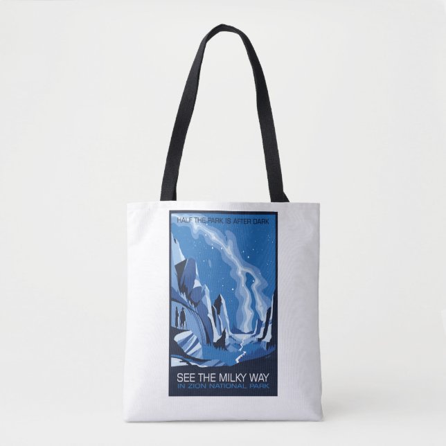 See the Milky Way Galaxy in Zion National Park Bag (Front)