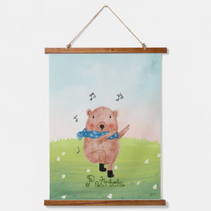 See the music, hear the dance hanging tapestry