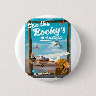 See The Rocky's "Book a flight!" 6 Cm Round Badge