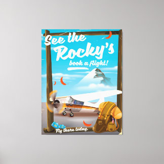 See The Rocky's "Book a flight!" Canvas Print